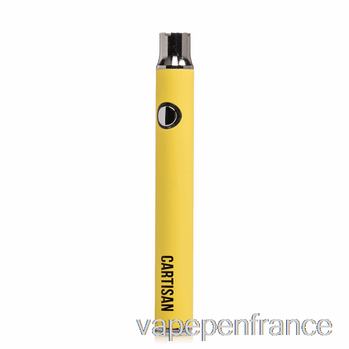 Cartisan Bouton Vv 350 510 Batterie Stylo Vape Jaune